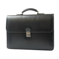 Classic Black Leather Briefcase