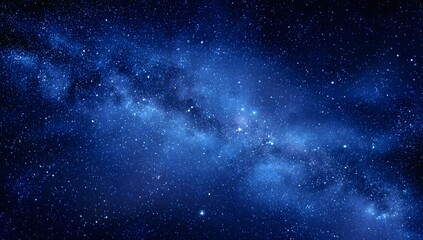 Fototapeta premium A Breathtaking View of the Cosmic Night Sky