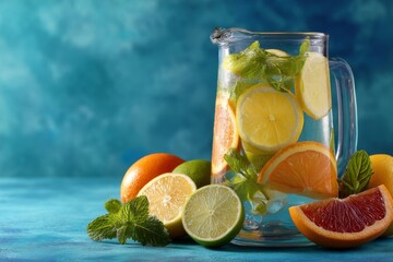 Refreshing Citrus Infused Water with Mint