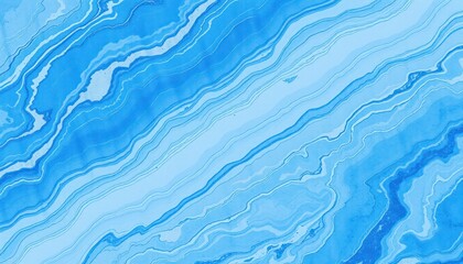 Fototapeta premium Abstract blue liquid-like marbled texture