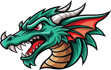 dragon head mascot