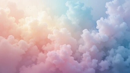 Pastel Rainbow Abstract Background &ndash; Soft Gradient with Fog-Like Texture