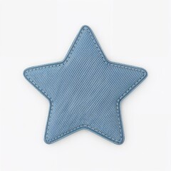 "Denim Delight: The Simple Star Patch"