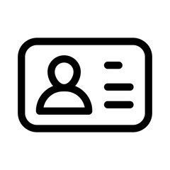 Business Card Icon