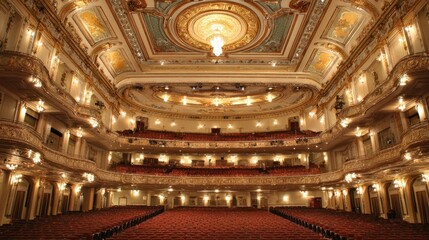 Obraz premium Grand theater interior (3)