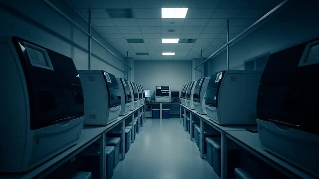 Modern Medical Laboratory with Advanced Equipment