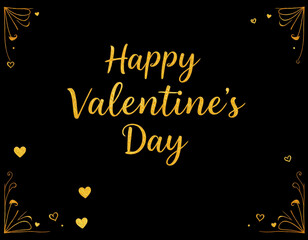 Fototapeta premium Valentine's Day card design. Illustration with oil paint. Pattern for printing on wall decorations, covers, wallpapers