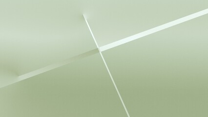 Abstract Green Geometric Background with Intersecting Lines