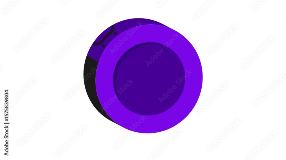 Poster fingerprint identity icon animation mp4 file