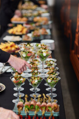 An Elegant Assortment of Gourmet Desserts and Savory Snacks Beautifully Arranged on Table