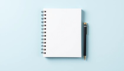 Blank notebook and pen (1)