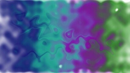 Abstract flowing gradient background with smooth transitions of blue purple and green colors