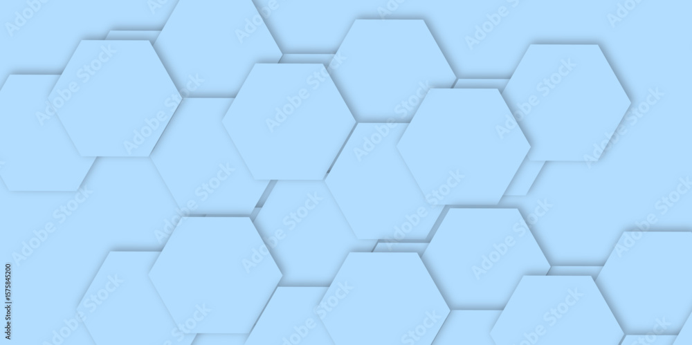 Poster abstract geometric technology 3d colorful technology backdrop element hexagon polygonal honeycomb lu
