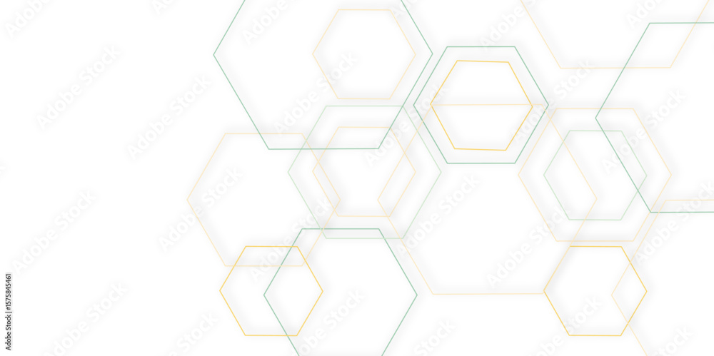 Aufkleber abstract geometric technology out color line hexagon polygonal honeycomb luxury pattern vector backg