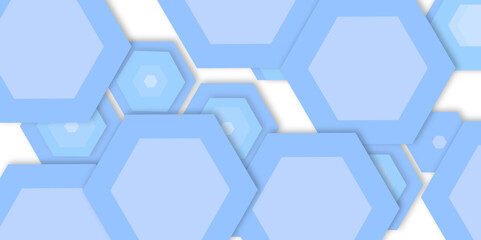 colorful geometric hexagon texture pattern design.  abstract hexagon design white background and wall decorative in the bath copy space, technology, data, commination.