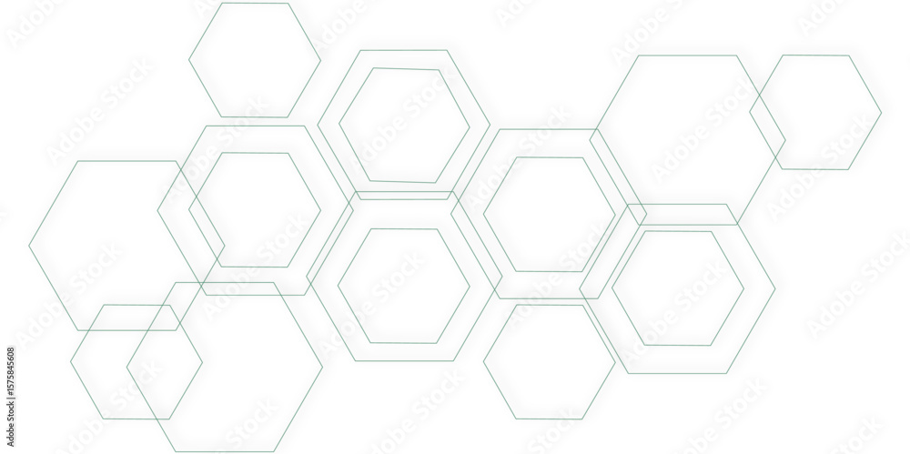 Poster abstract geometric technology out color line hexagon polygonal honeycomb luxury pattern vector backg