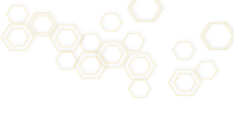 Abstract geometric technology out color line hexagon polygonal honeycomb luxury pattern vector background.