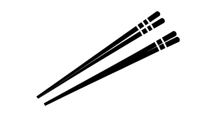 Chopsticks sit at rest. Dining utensil, asian cuisine, food, meal