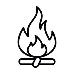 Obraz premium vector fire icon