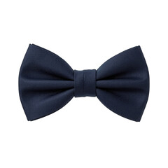 Elegant navy blue bow tie, perfect for formal occasions and adding a touch of sophistication.