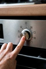 Adjusting the functions in the oven