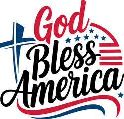 God Bless America Svg