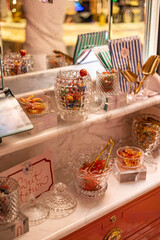 Elegant Sweet Station with Crystal Candy Jars