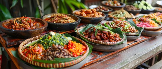 The delicious food of Indonesian traditional food in Purwokerto City, Central Java, Indonesia. It was taken on August 1, 2024 by a professional. It s a nice food with Indonesian culture