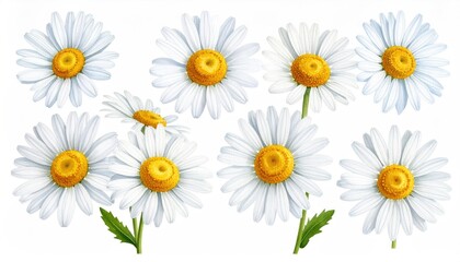 Floral illustration of daisies