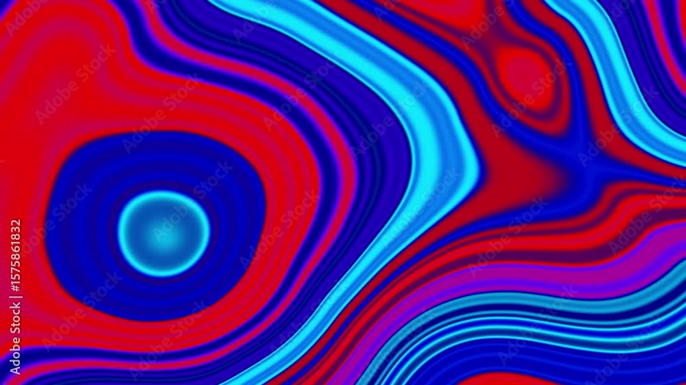 Poster colorful cosmic acid psychedelic abstract background ink splat swirl wave morphing intro overlay loo