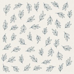 Flower and Leave Pattern  Floral Pattern Background