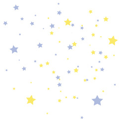 stars and confetti