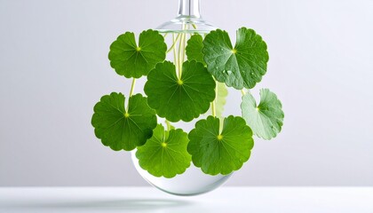 green plant in glass