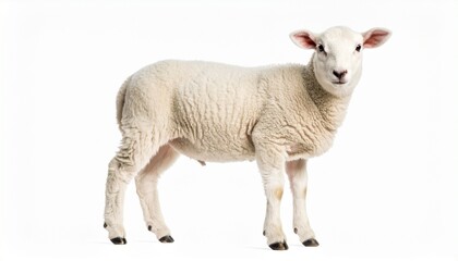 sheep isolated on white