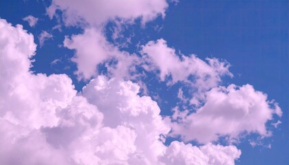 Fluffy clouds against a vibrant blue sky (6)