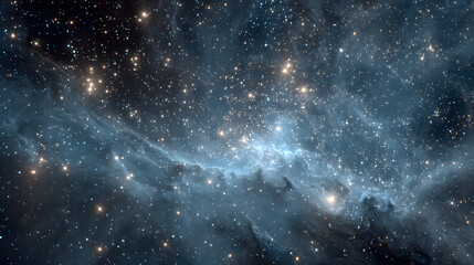 Obraz premium The cosmos filled with countless stars