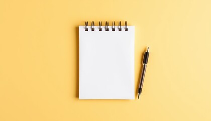 Blank notebook and pen (3)