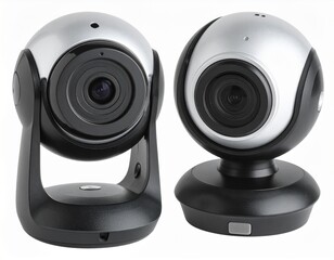 HD Webcam with Clip Mount and Privacy Cover, isolated on transparent background