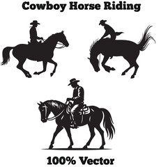 Cowboy Horse Riding.