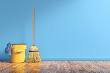 Clean Room Interior with Smooth Floor Surface Suitable for Mopping and Product Display