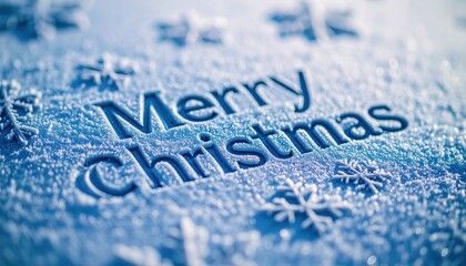 Frosty Christmas message