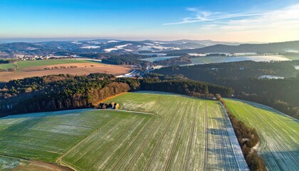 Frosty Fields and Hills