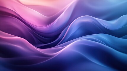 Abstract Wavy Pattern in Pink and Blue Hues