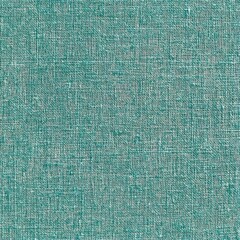 Teal Green Linen Fabric Texture Seamless Pattern Background