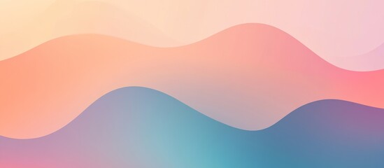 Abstract Gradient Background with Wavy Lines