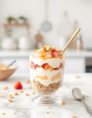 Fruit Parfait with Yogurt and Granola