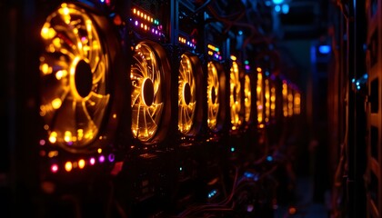 Cooling Fan System in Operation