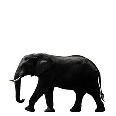 Fototapeta premium Majestic African Elephant Silhouette Powerful and Elegant Wildlife Photography