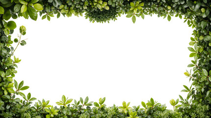 Living Frame: A frame artfully fashioned from fresh, vibrant greenery, creating a unique border for your content. A symbolic and elegant representation of nature.