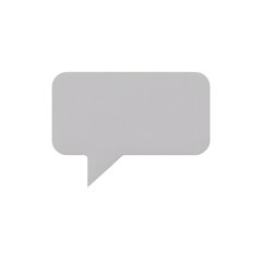 Naklejka premium Chat Bubble Icon PNG